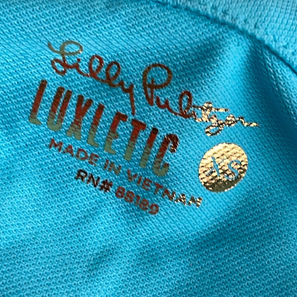 NWT Lilly Pulitzer Luxletic ruffle polo - Picture 5 of 7